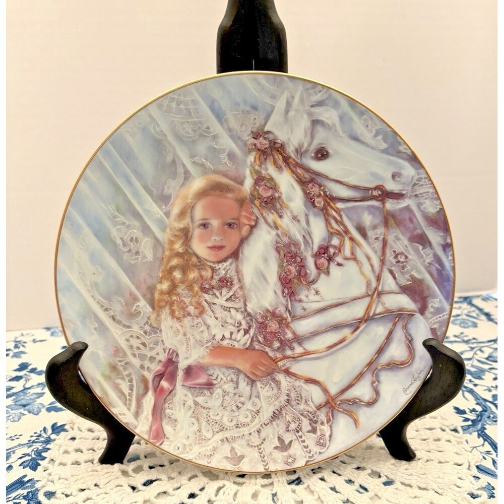 Edwin M Knowles China Plate "Tess" - Limited Edition